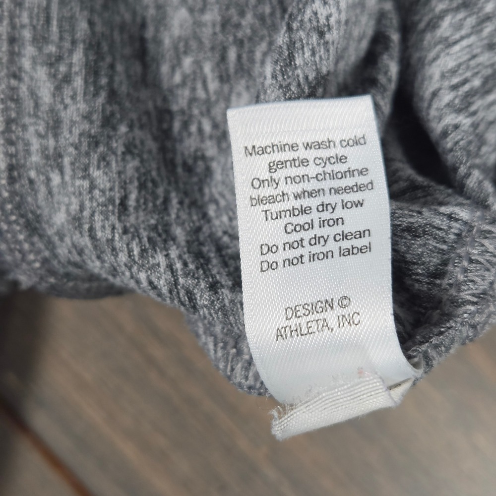 Athleta Womens 1X Flux Jogger 2.0 Stretch Drawstring Cuffed Pants Heather Gray - Picture 5 of 5